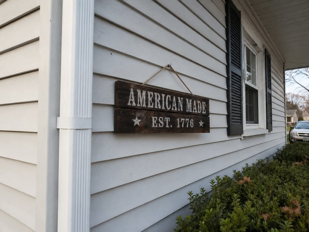"American Made" Decorative Sign