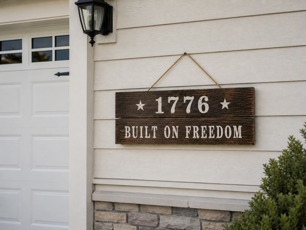 "1776" Decorative Sign
