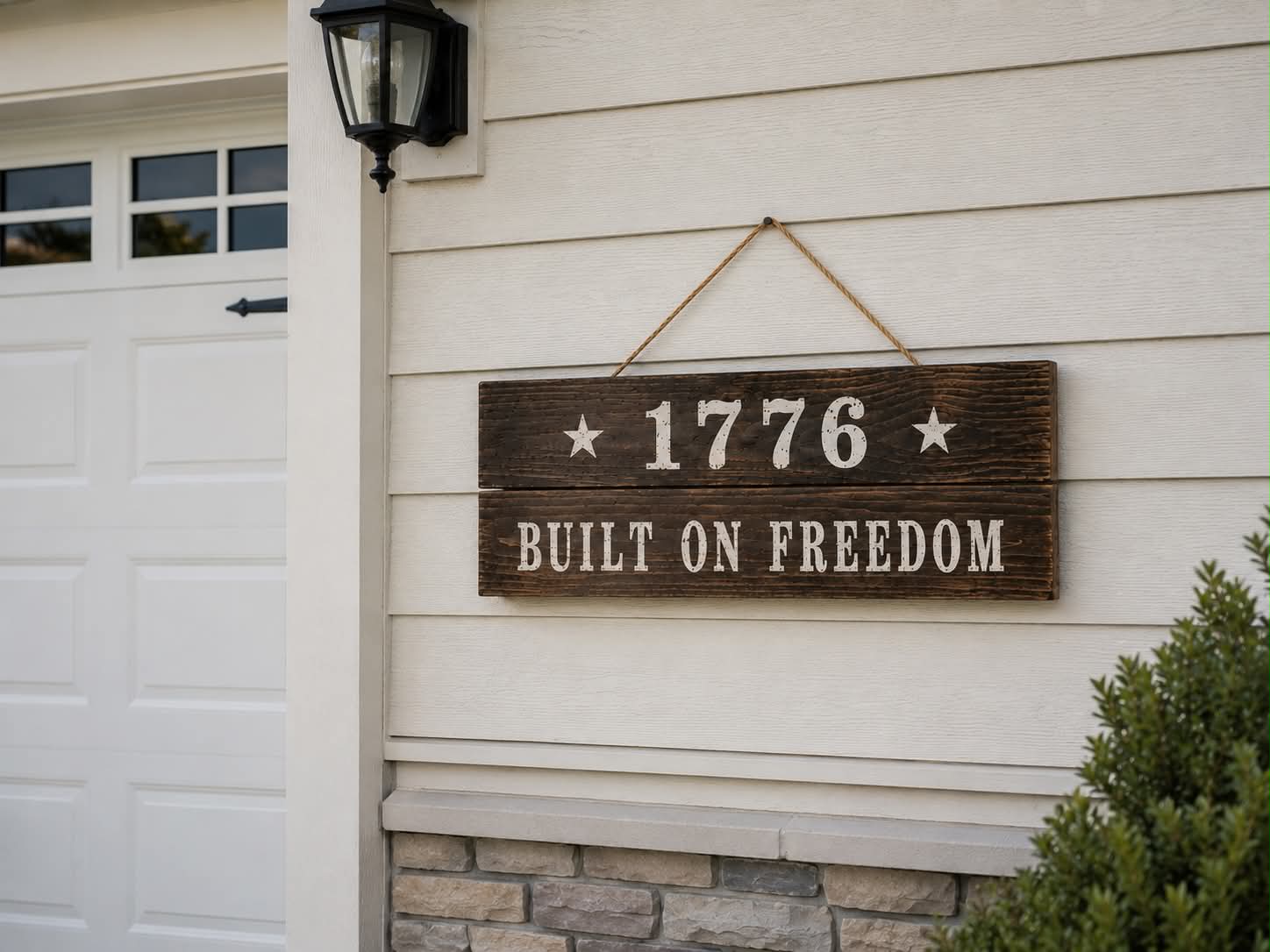 "1776" Decorative Sign