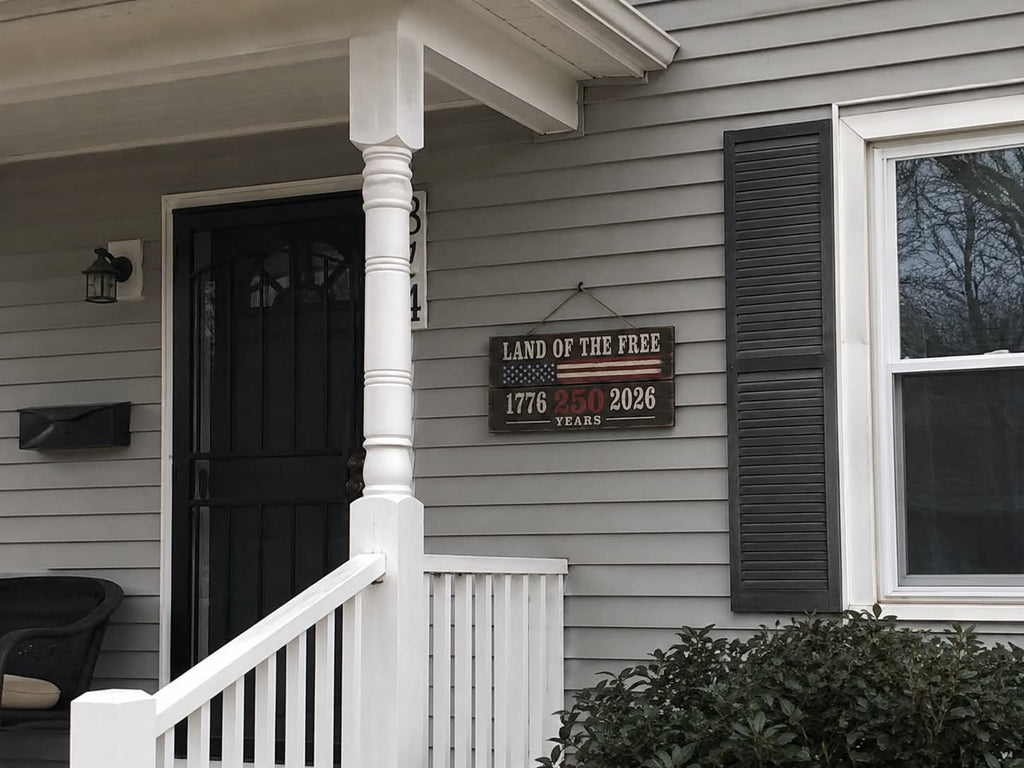 “Land of the Free” Decorative Sign