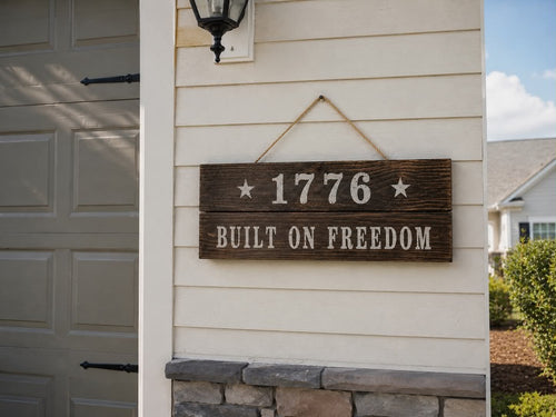 "1776" Decorative Sign